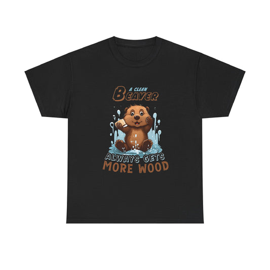 A Clean Beaver Unisex Cotton Tee Graphic T Shirt