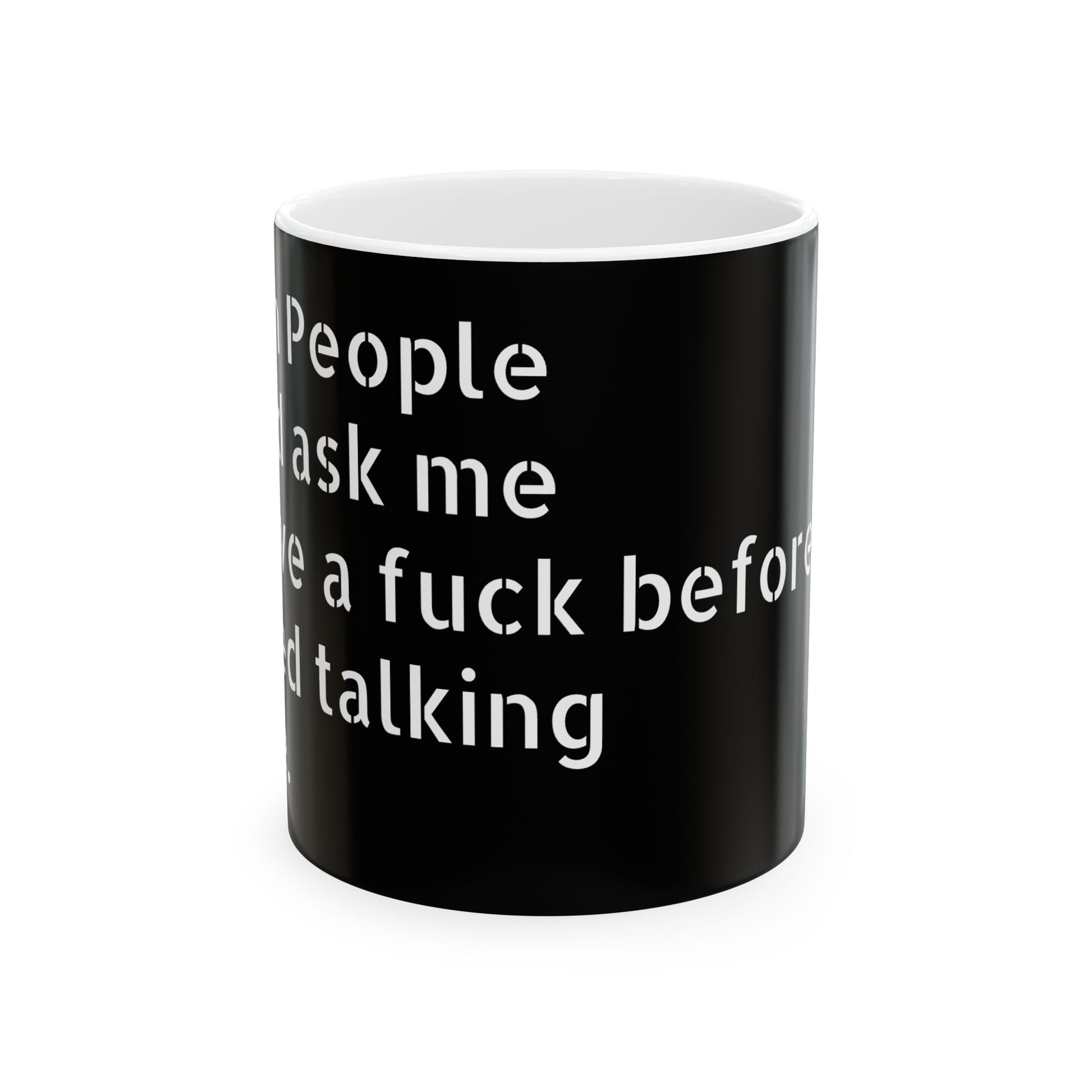 Inappropriate Slogan Ceramic Mug showcasing a cheeky design perfect for a humorous coffee break.