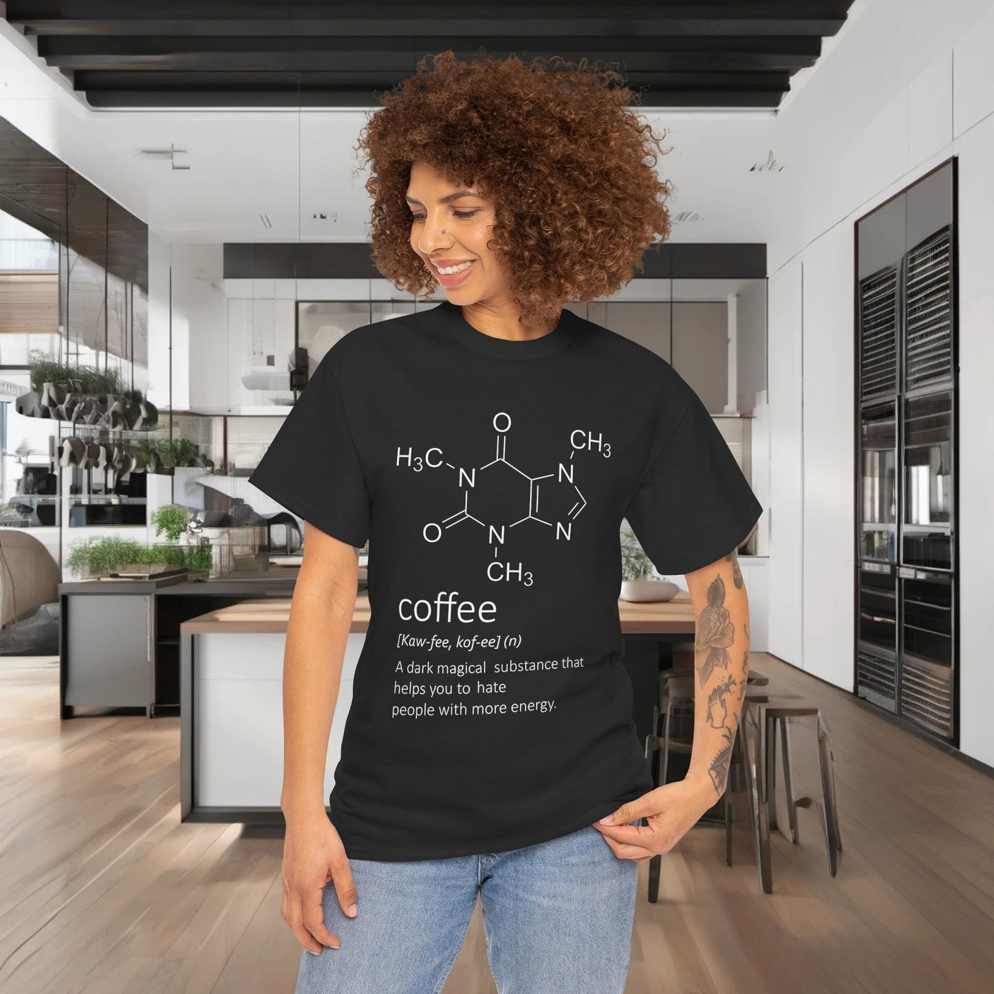 Coffee Graphic T-Shirt Urban Unisex Cotton