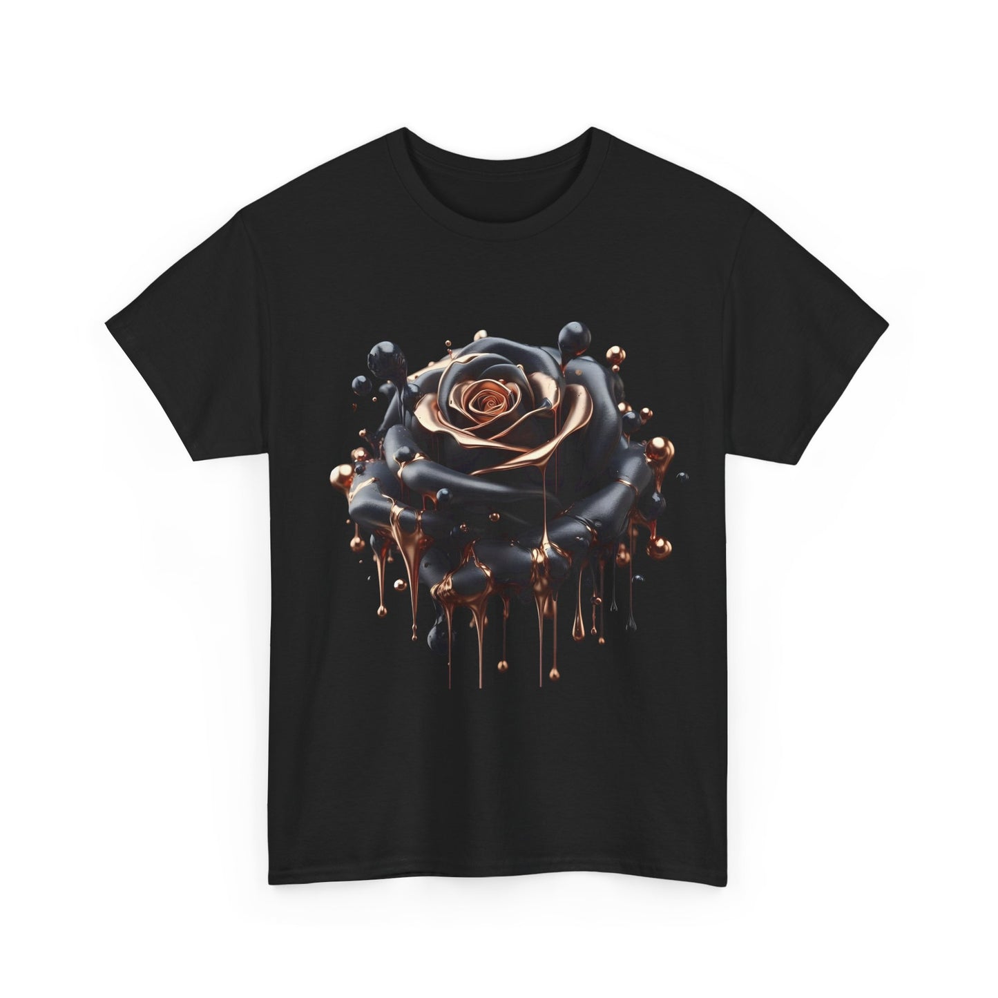 Close-Up Abstract Rose Unisex Cotton Tee Graphic T Shirt