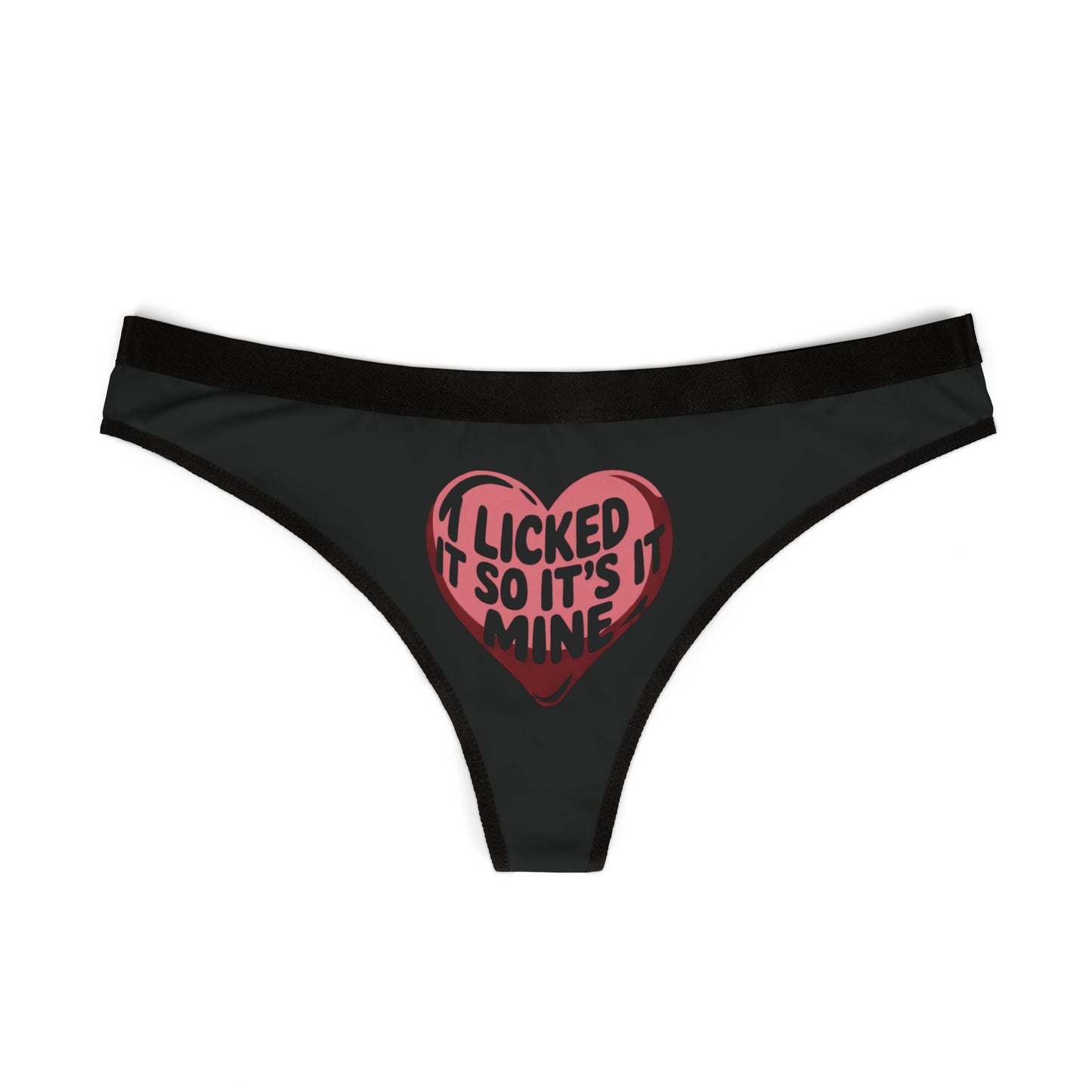 Valentines Naughty Gift Cheeky Womens Thong funny Birthday Anniversary Romantic