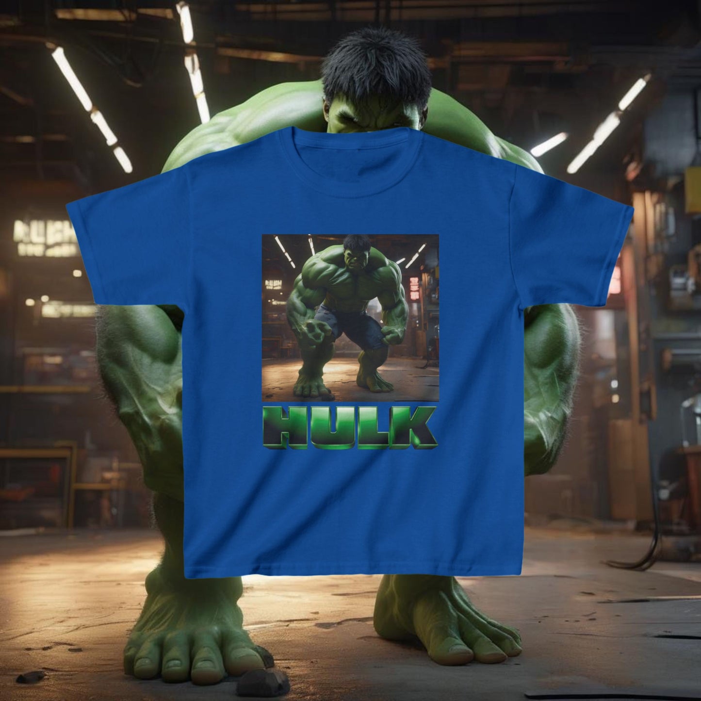 Kids Incredible Hulk Heavy Cotton Tee 16 colors