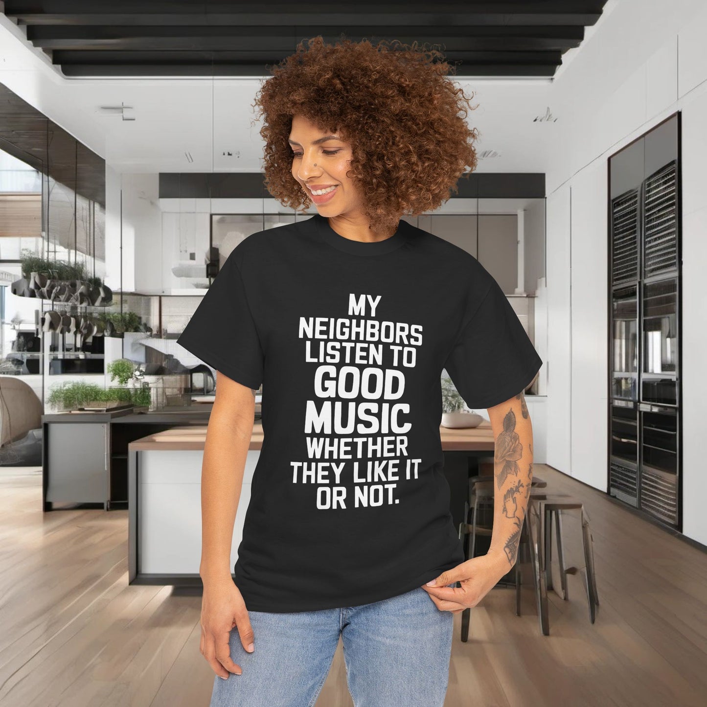 Good Music Ac Dc  Graphic T-Shirt Urban Unisex Cotton Tee