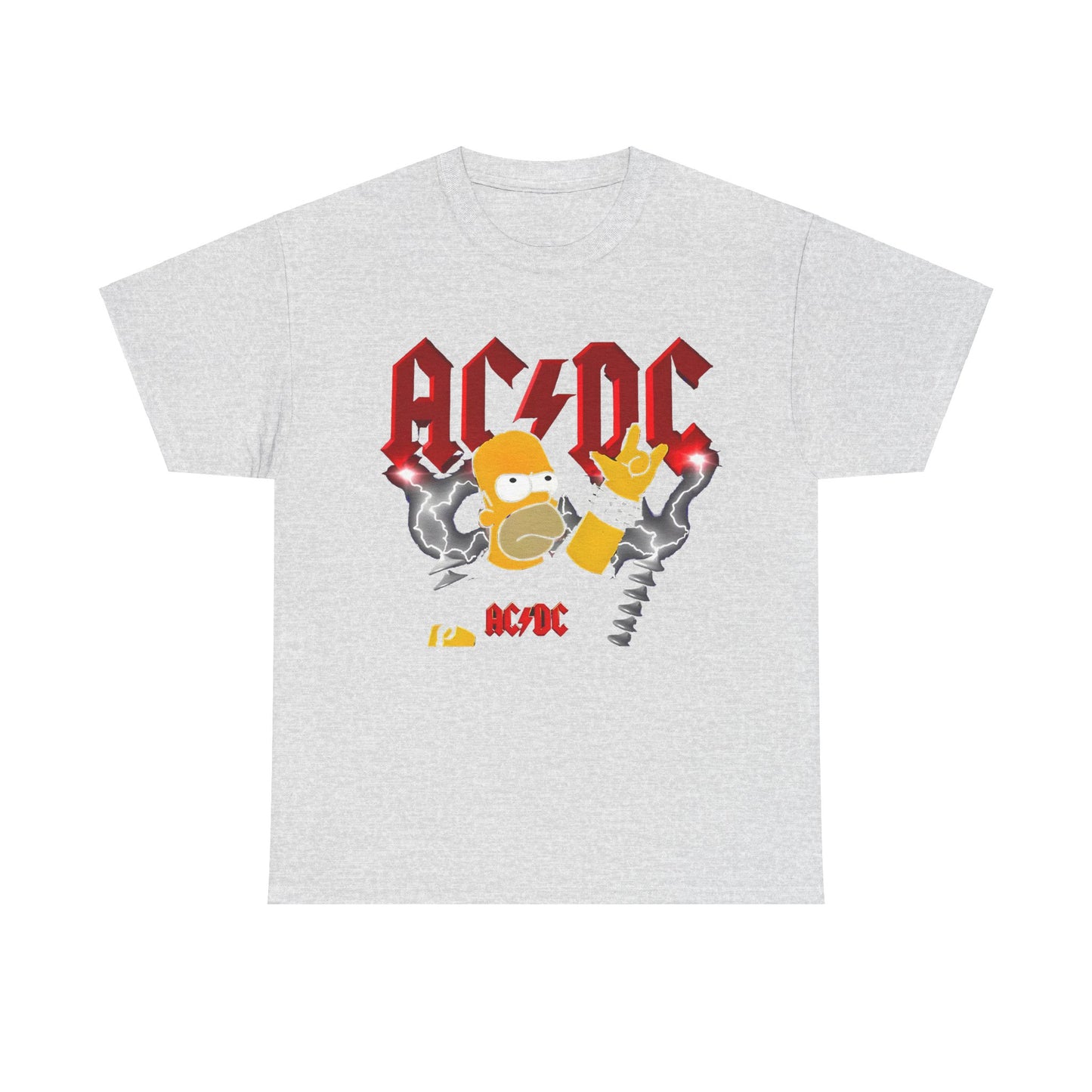 Homer Rock & Roll  Unisex Cotton Tee Graphic T Shirt