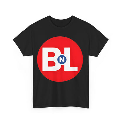 Unisex Wall-E Logo Graphic Tee - A stylish, luxurious black t-shirt featuring the iconic Wall-E logo, perfect for fans seeking both comfort and a touch of nostalgia.
