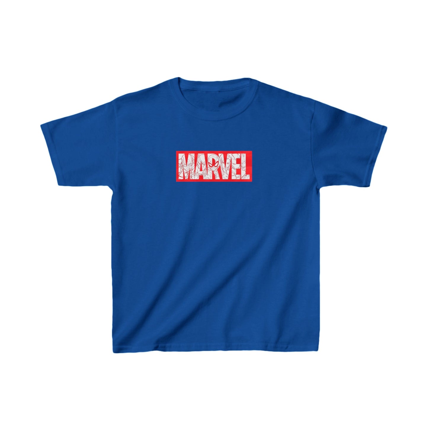 Unisex Childrens Computer Game Marvel Logo Graphic Cotton Tee 16 colors