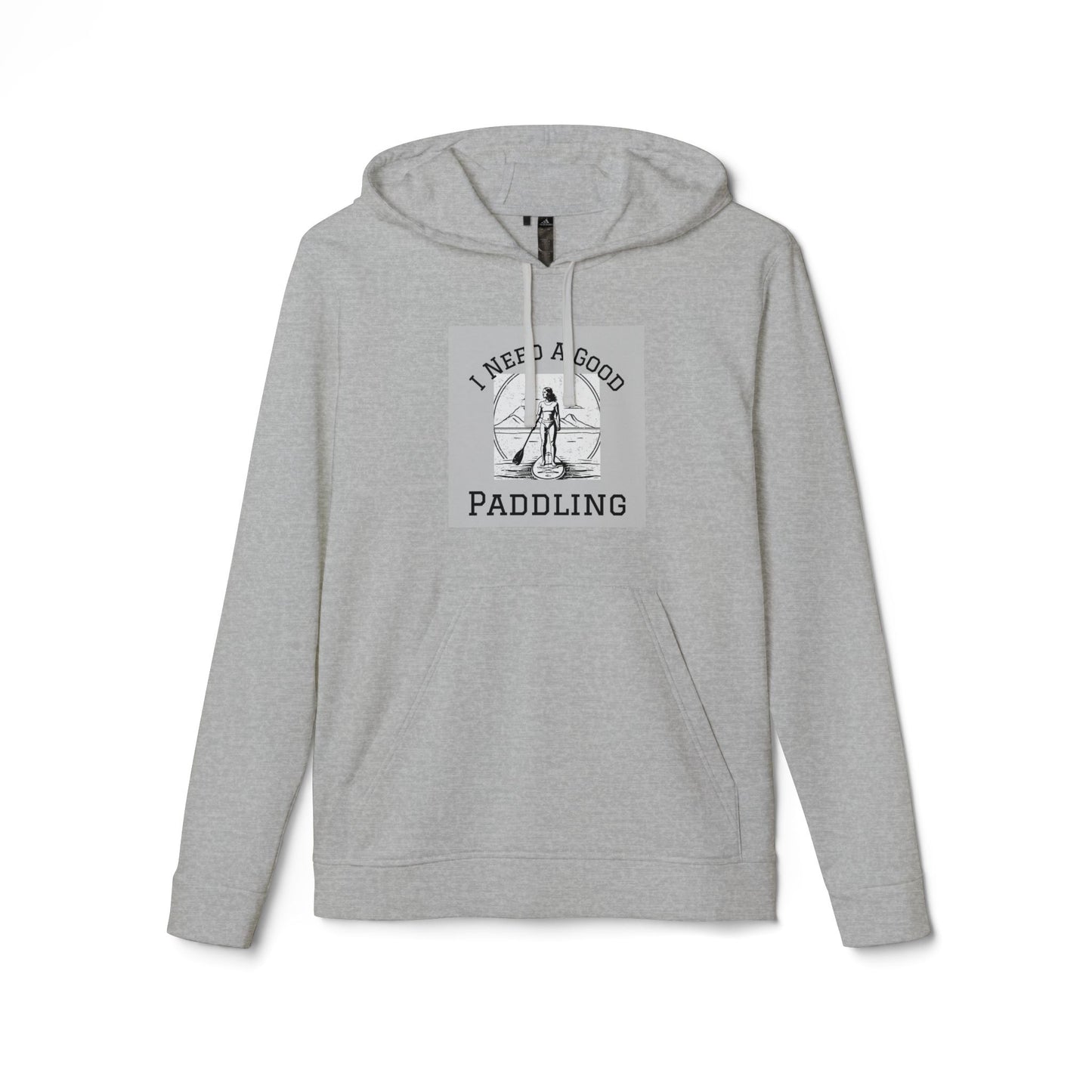 Adidas Women´s Fleece  I Need a Good Paddling Hoodie For paddleboarders Grey