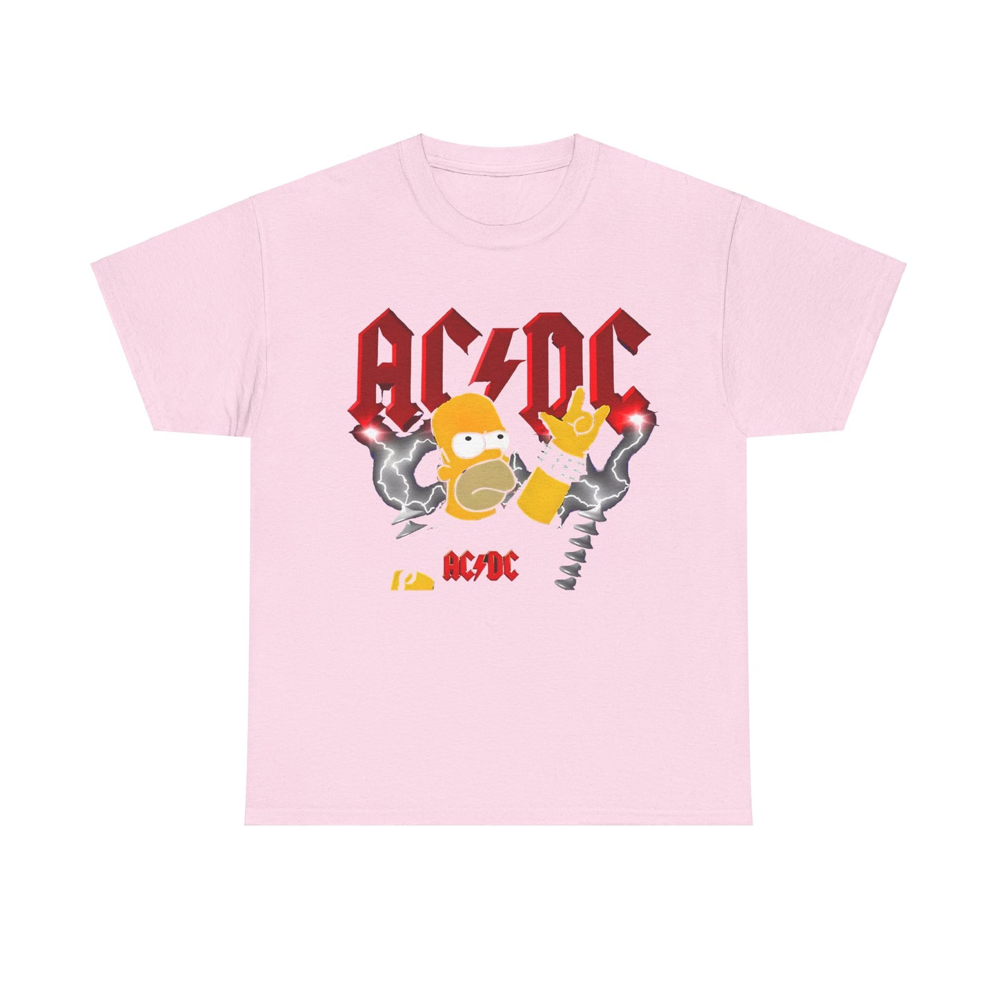 Homer Rock & Roll  Unisex Cotton Tee Graphic T Shirt