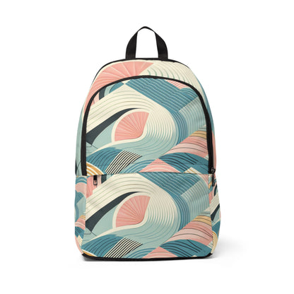 Pastel Pattern Backpack from Dazzling Dreams Studio showcasing vibrant hues and luxurious design, perfect for fashion-forward individuals.