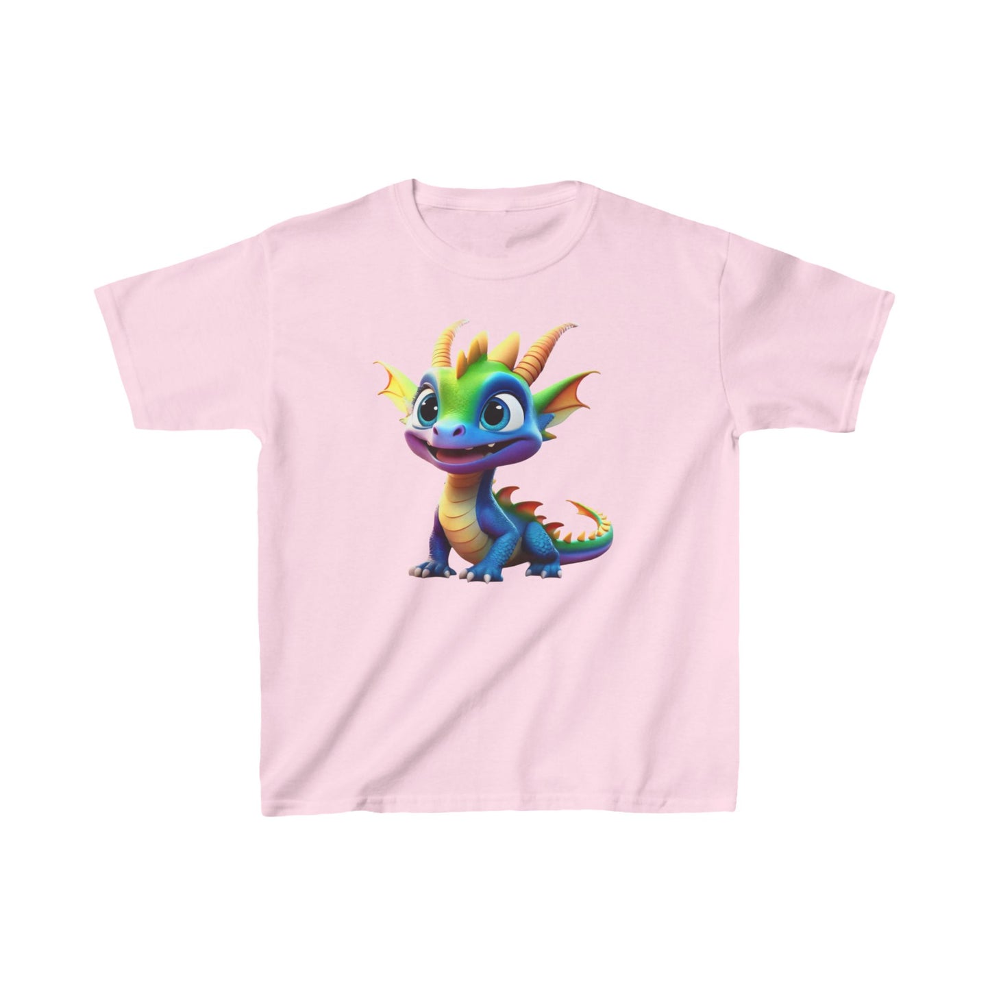 Kids Cute Dragon T shirt Heavy Cotton Tee 16 colors