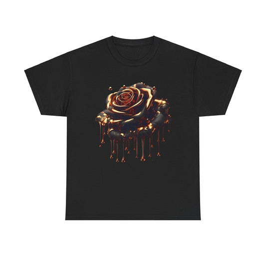 Close-Up Abstract Rose Unisex Cotton Tee Graphic T Shirt