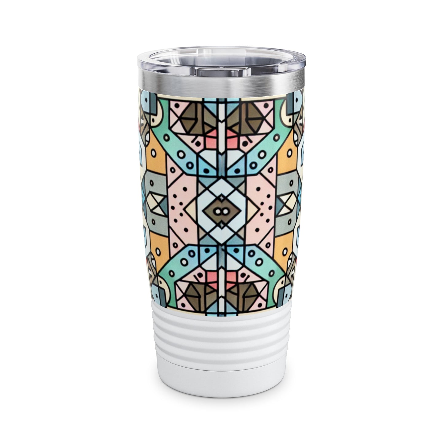 Pastel Panorama Visions - 20 oz Drinks Tumbler Travel Flask