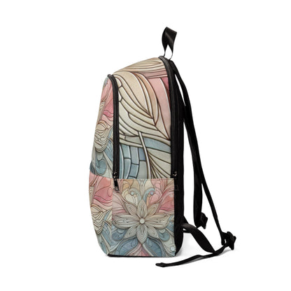 Fit Infinity Edge Modern Pastel Backpack by Dazzling Dreams Studio showcasing spacious functionality and eye-catching elegance.