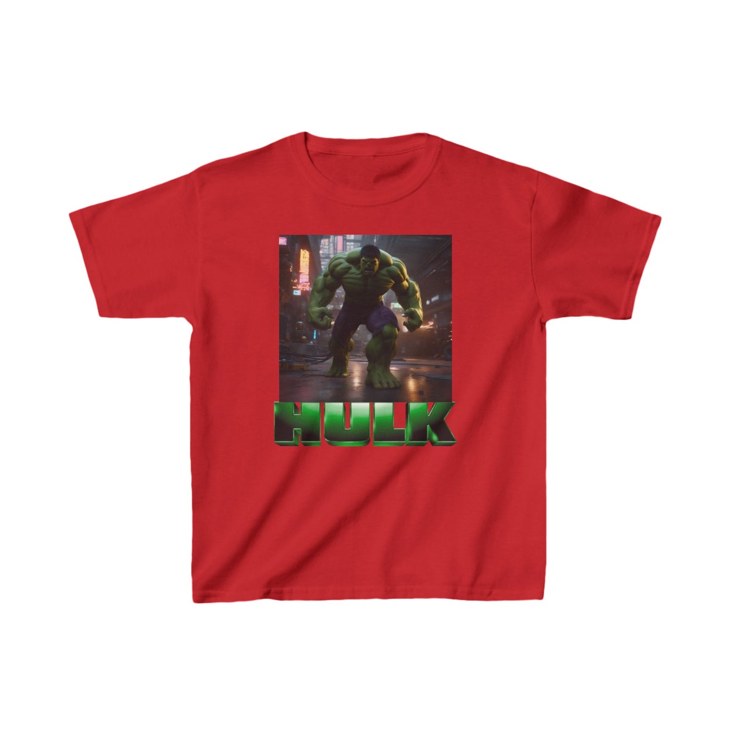 Kids Incredible Hulk Heavy Cotton Tee 16 colors