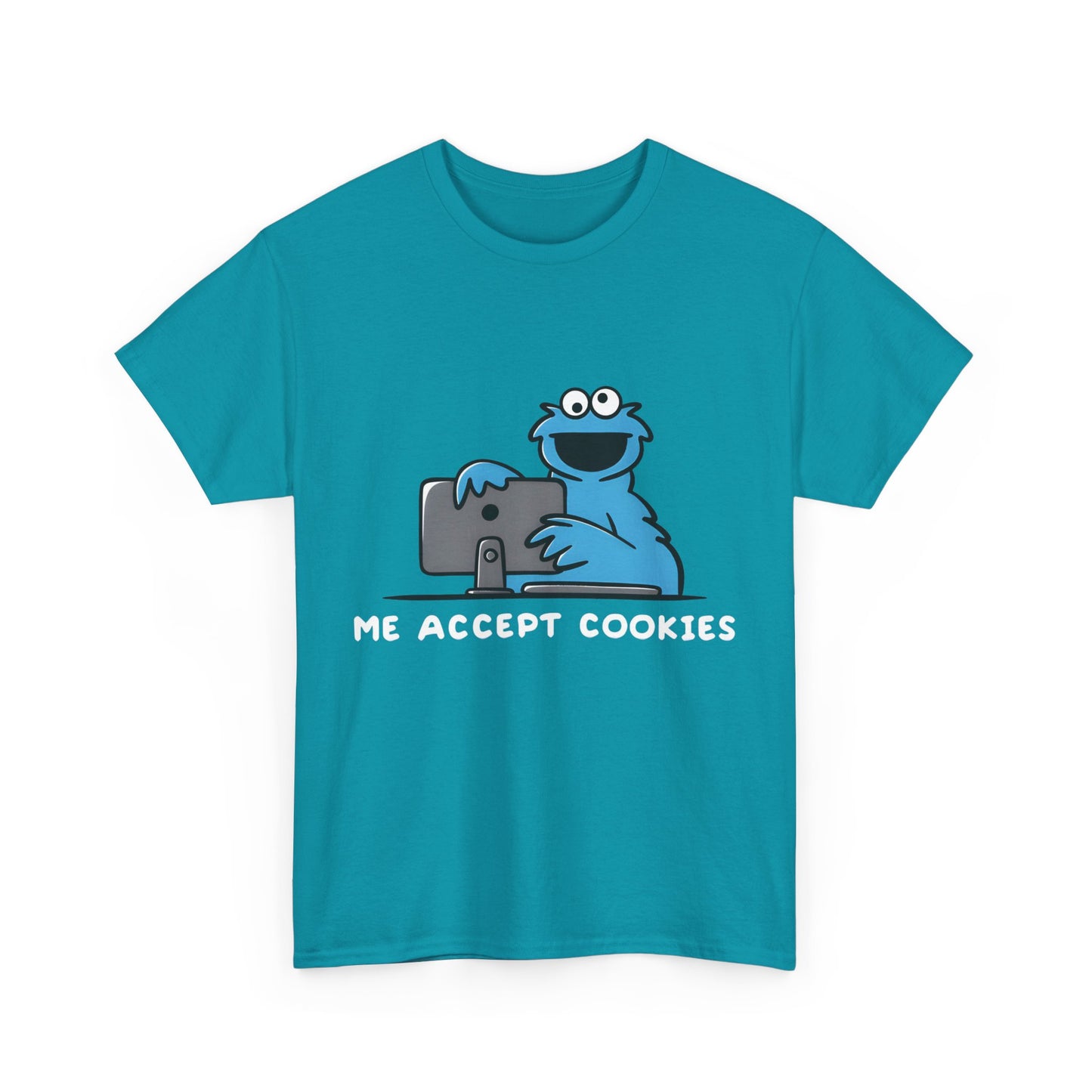 Sesame Street Cookie Monster Graphic T-Shirt Urban Unisex Cotton