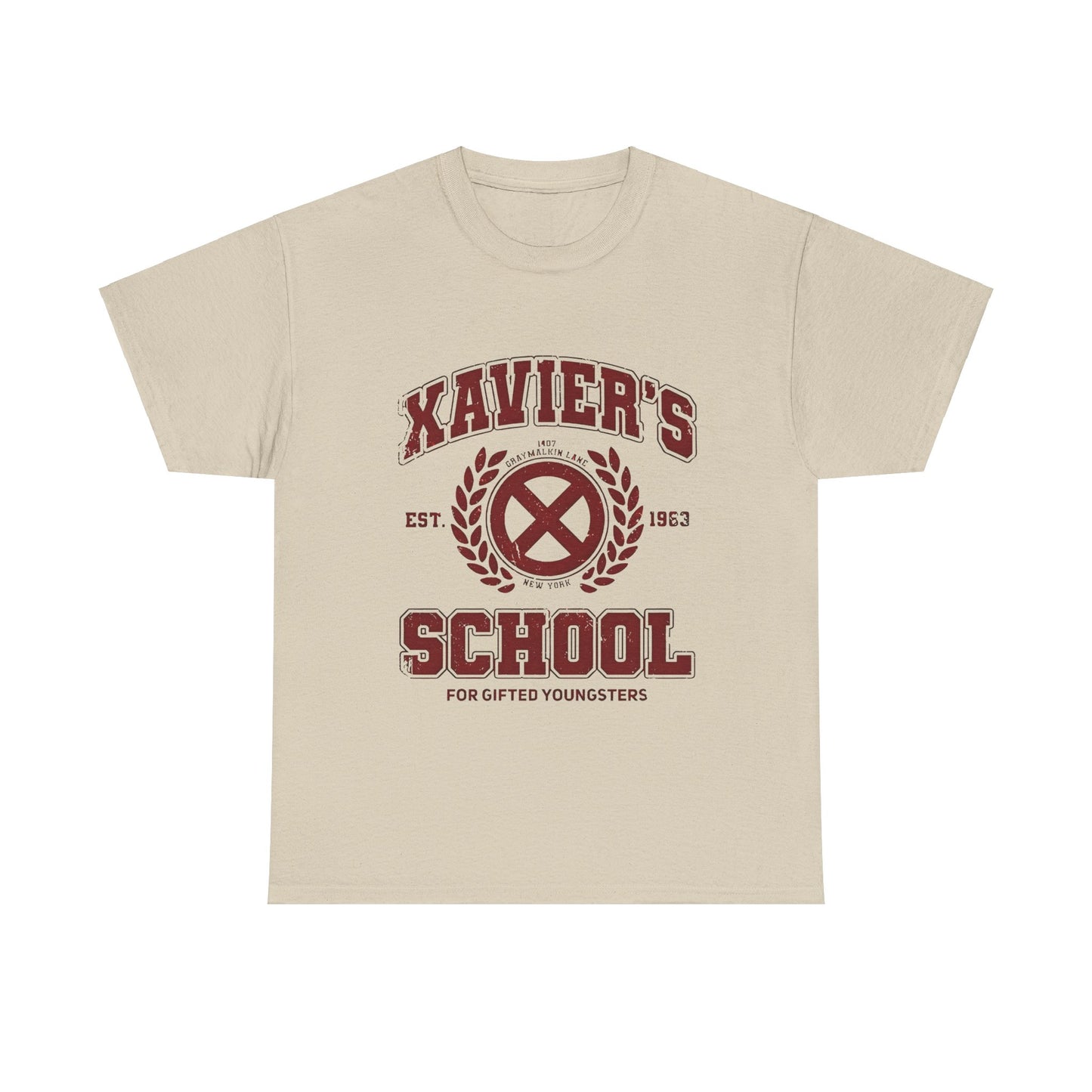 Xaviers school for gifted youngsters X-men Logo Graphic Unisex  Tee Shirt