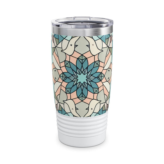 Pastel Prism Visions - 20 oz Drinks Tumbler Travel Flask