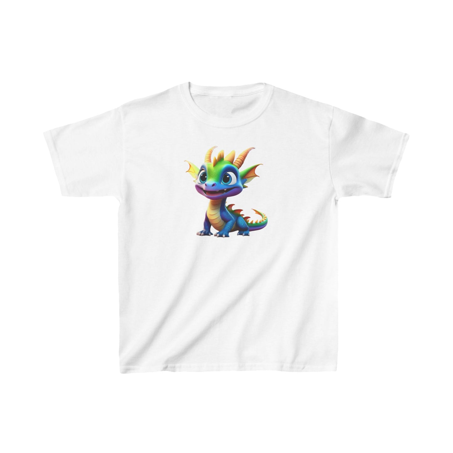 Kids Cute Dragon T shirt Heavy Cotton Tee 16 colors