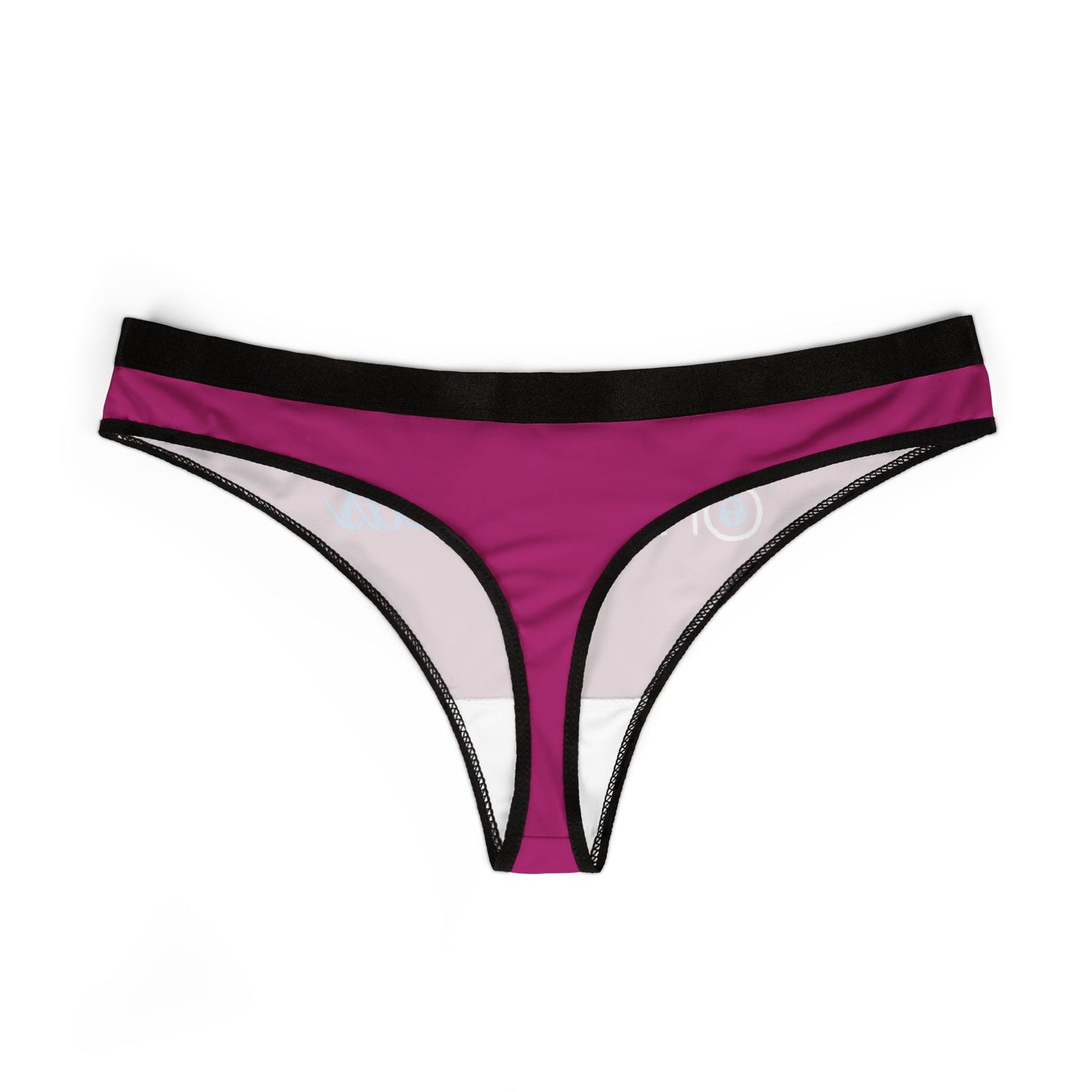 CHEEKY SEXY WOMENS THONG PANTIES "ONLY FRIENDS" LOGO DESIGN FOR PLAYFUL STYLE