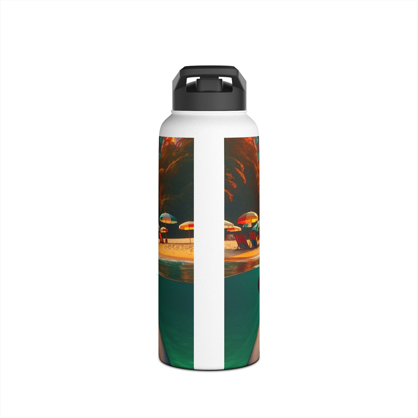 Fantasy Paddleboarding Stainless Steel Water Bottle, Standard Lid