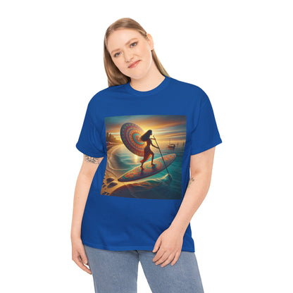 High-quality fashion T-shirt by Dazzling Dreams Studio, perfect for water sports enthusiasts who appreciate luxurious design.