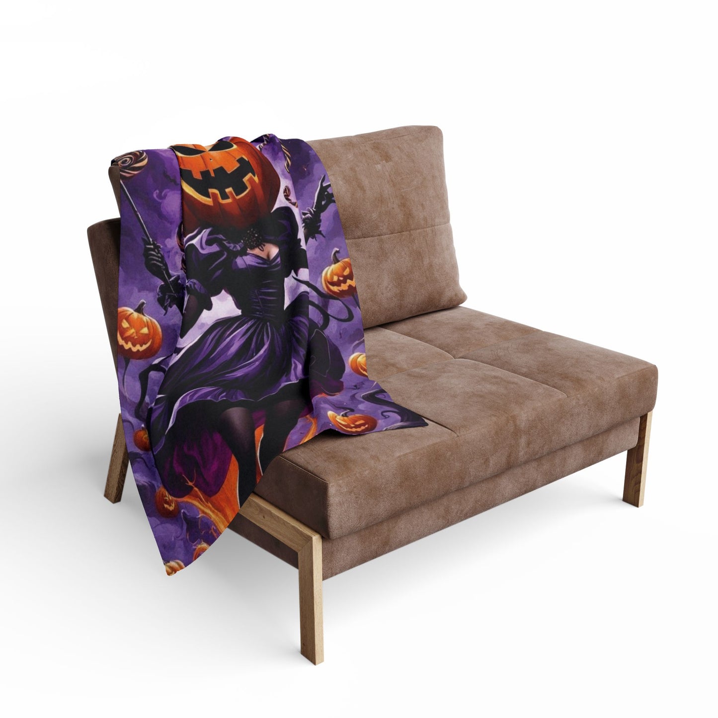 Decorative and Warm Halloween Spooky Arctic Fleece Blanket 3 Sizes