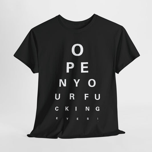 Optician chart Funny Gift Mens Womens Graphic T Shirt Unisex Cotton Urban Street