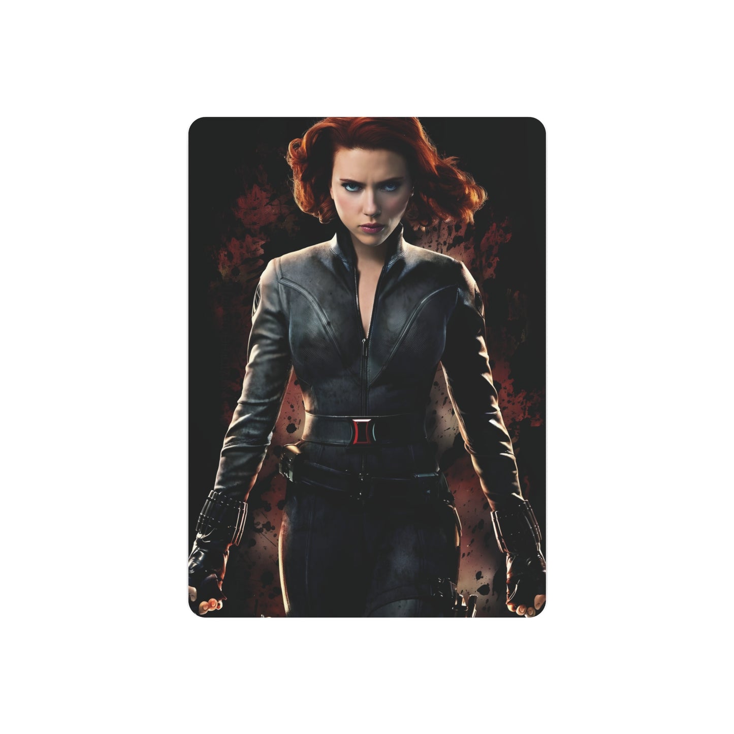 Marvel Black Widow Metal Art Poster