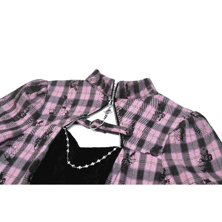 Close-up detail of the dramatic bell sleeves of the Dark In Love Ellery Dress, showcasing luxurious fashion design.