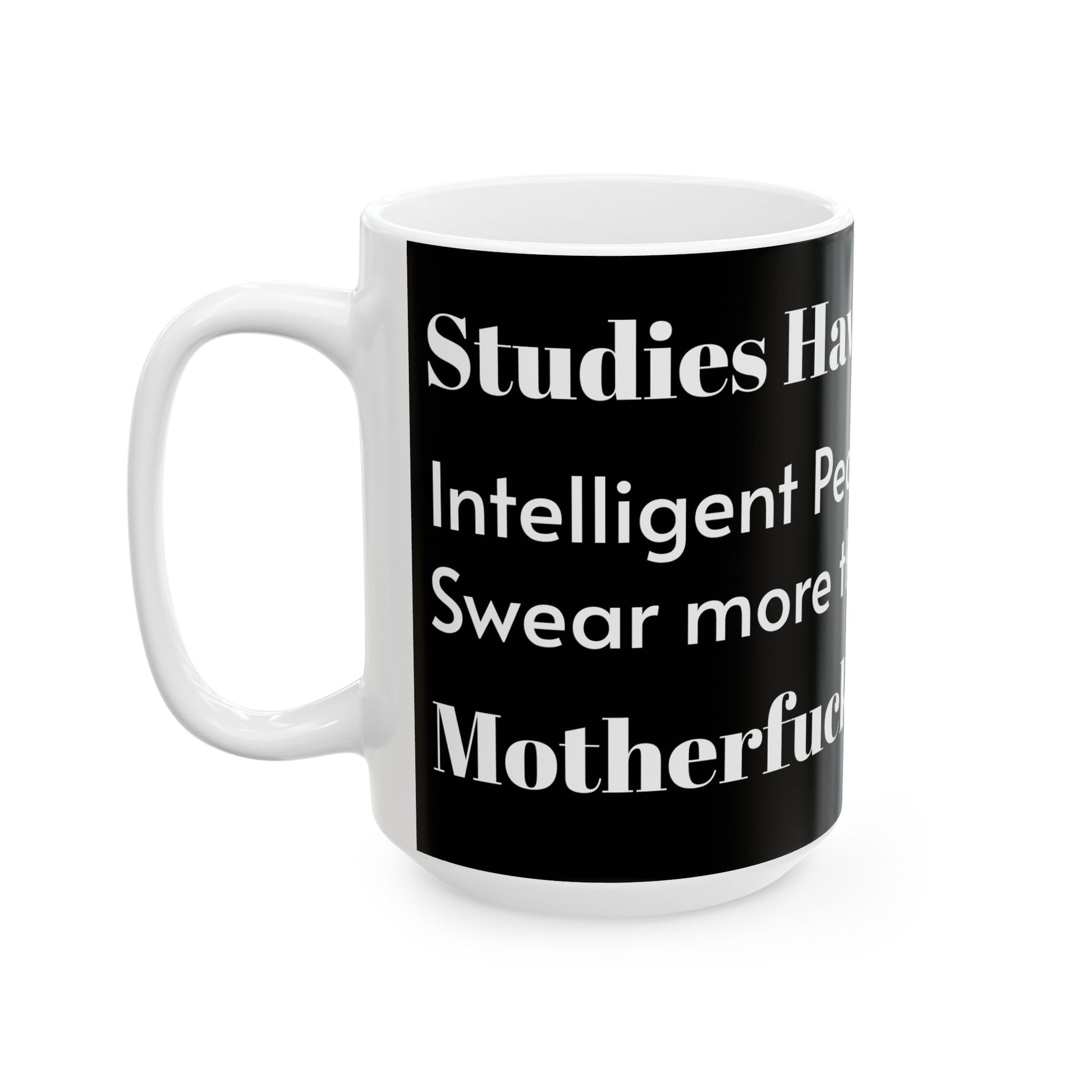 Inappropriate Slogan Ceramic Mug featuring a humorous F-word design, perfect for a funny office gift or a cheeky addition to your coffee routine.