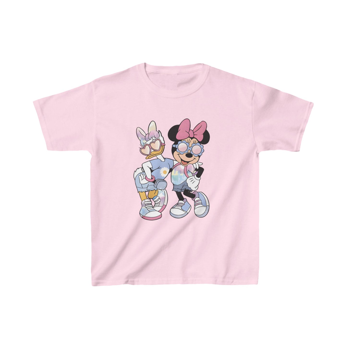 Unisex Kids Daisy Duck and Minnie Mouse Cotton T Shirt Tee Youths Childs