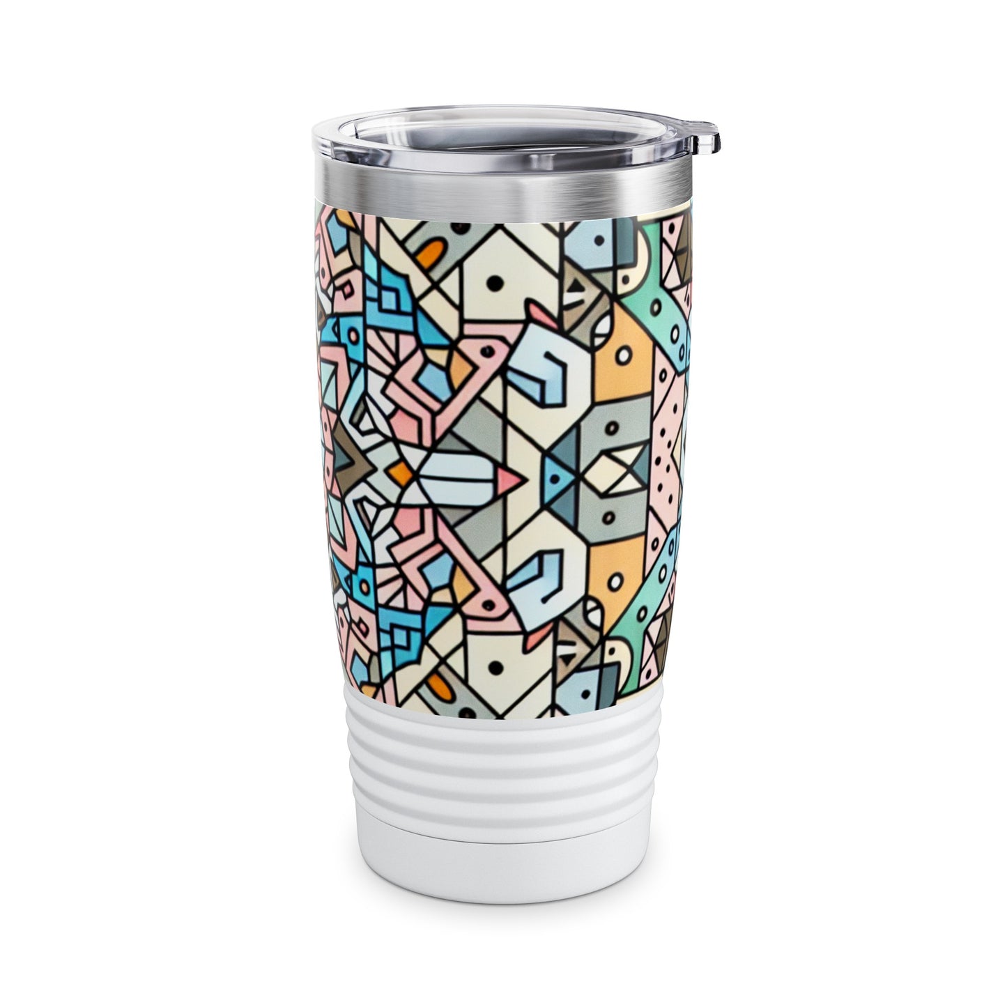 Pastel Panorama Visions - 20 oz Drinks Tumbler Travel Flask