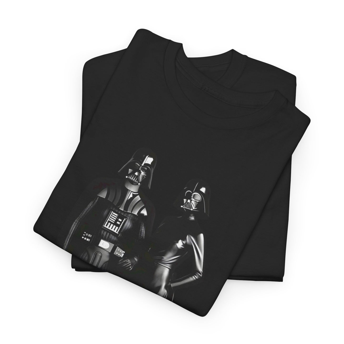 Mr + Mrs Vader Star Wars Unisex Mens Graphic Cotton Funny T Shirt Tee Vintage