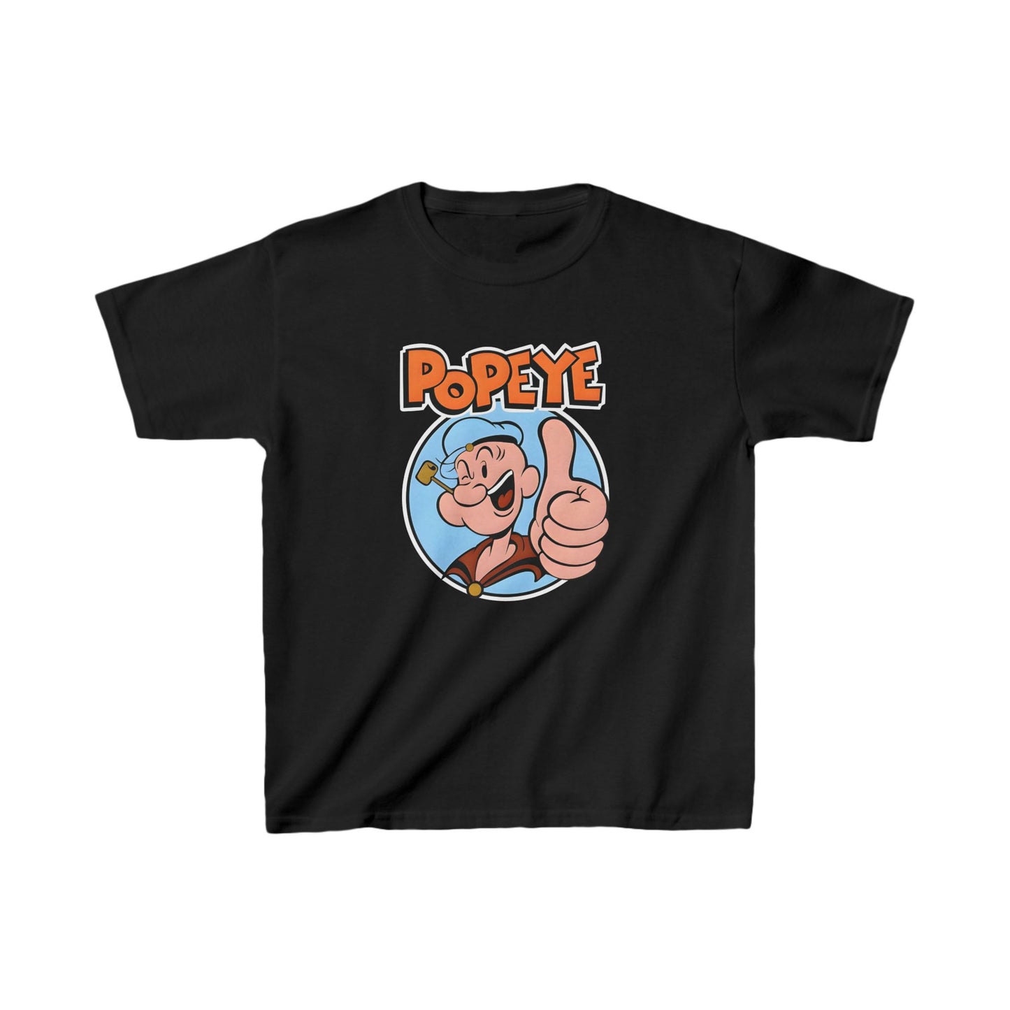 Unisex Kids Popeye Cotton T Shirt Tee Youths Childs