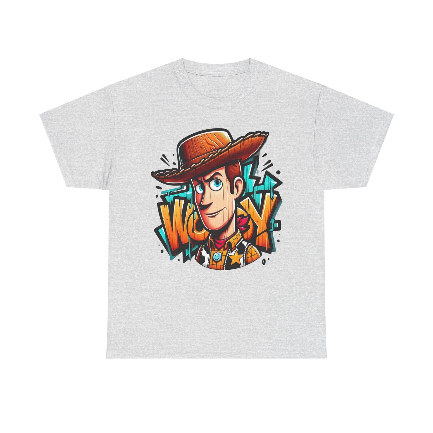 Woody Graffiti Style Unisex Graphic Tee Shirt