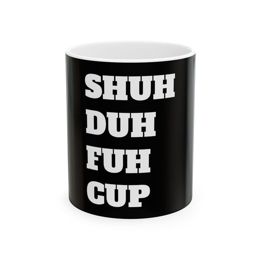 Inappropriate Slogan Ceramic Mug, Funny Office Mug, F- Word Mug, Adult Humor