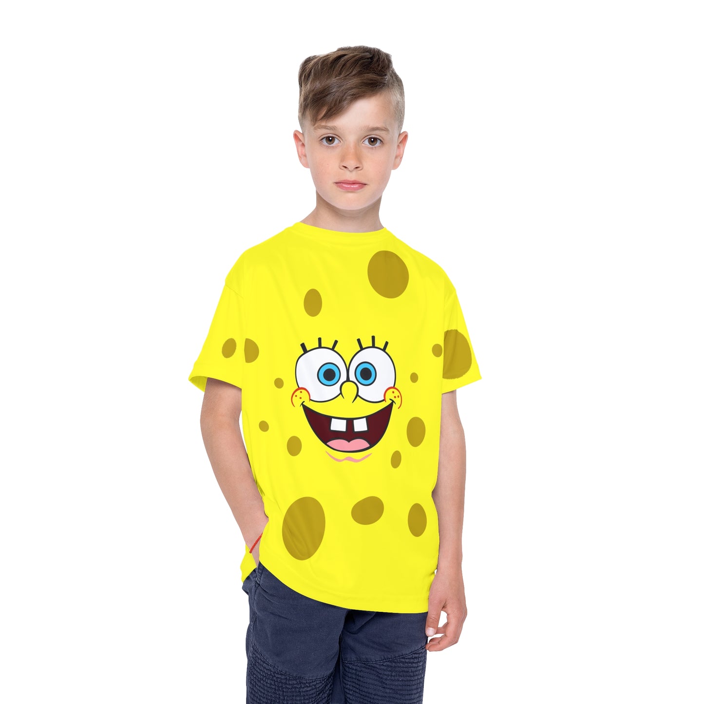 Spongebob Squarepants Kids Cartoon Printed T Shirt Short Sleeve