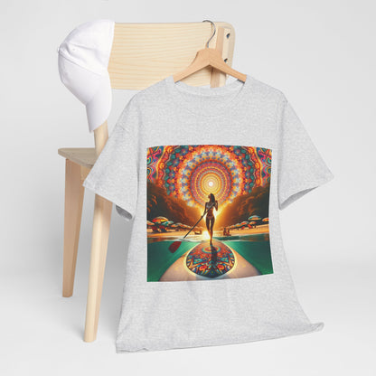 Nature-inspired Delightfull Paddle Board T-Shirt by Dazzling Dreams Studio, combining style and functionality for an active lifestyle.
