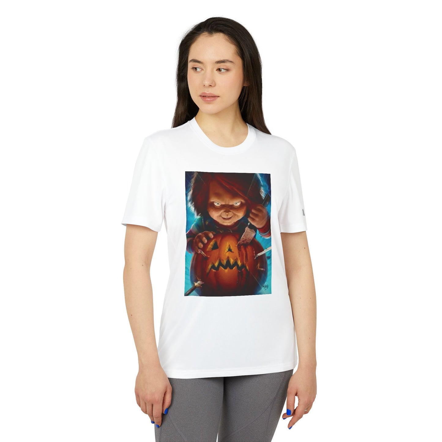 Adidas Unisex Halloween Chucky Cute T-shirt 9 Colors