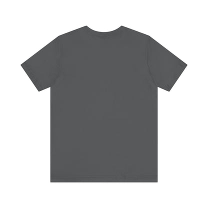 Back view of Sabrina Carpenter Inspired Unisex Short Sleeve Tee in a refined grey tone, designed for versatility and elegance.