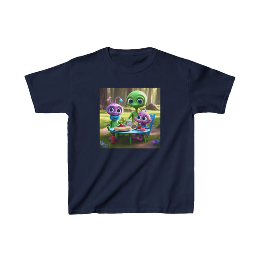 Kids Cute Aliens Heavy Cotton Tee 16 colors