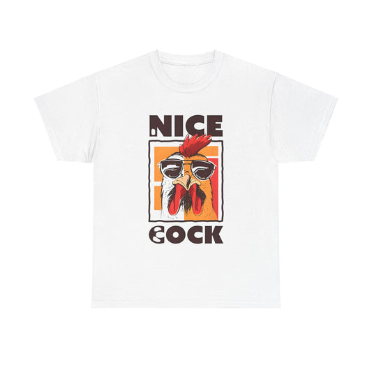 Nice Cock Unisex Cotton T-Shirt Graphic Tee