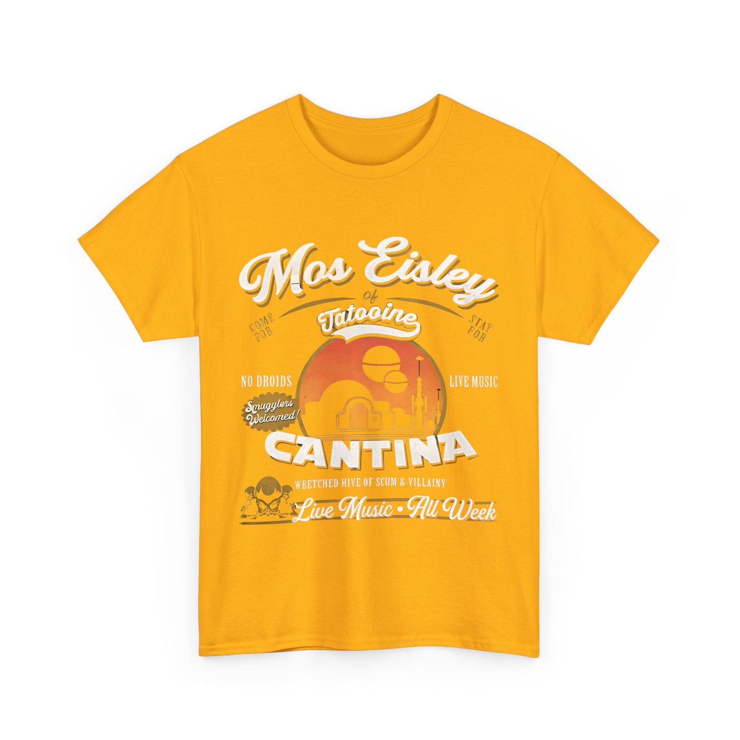 Star wars Mos Eisley Cantina Graphic T-Shirt Urban Unisex Cotton