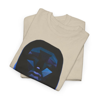 Premium Squid Game unisex graphic cotton t-shirt with a modern artistic depiction, perfect for making a bold statement in streetwear.