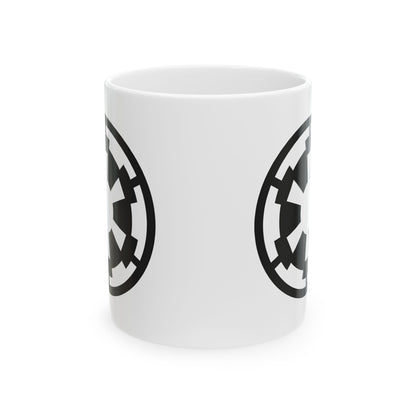 Galactic Empire Logo Star Wars Image Ceramic Mug – Perfect for sipping your brew while plotting galactic domination!