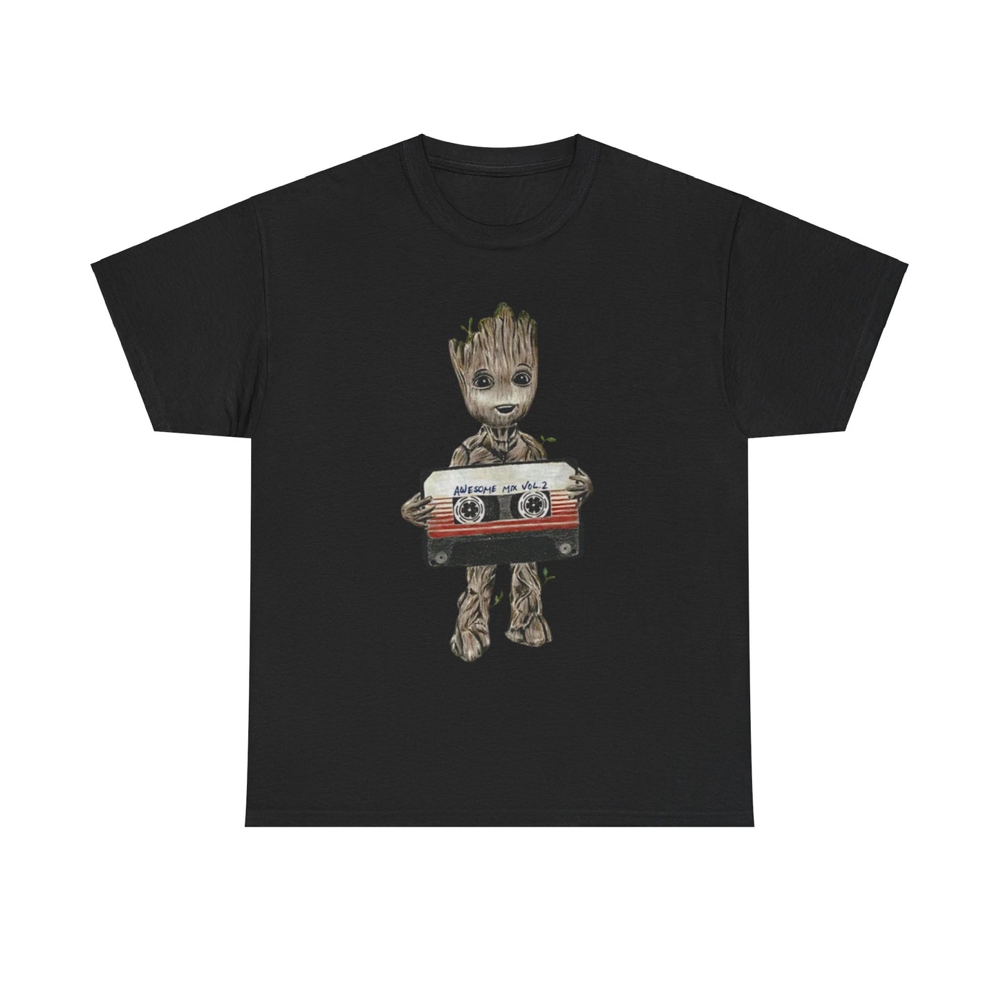 Baby Groot Awesome Mixtape Unisex Men´s Women´s Graphic T Shirt Tee