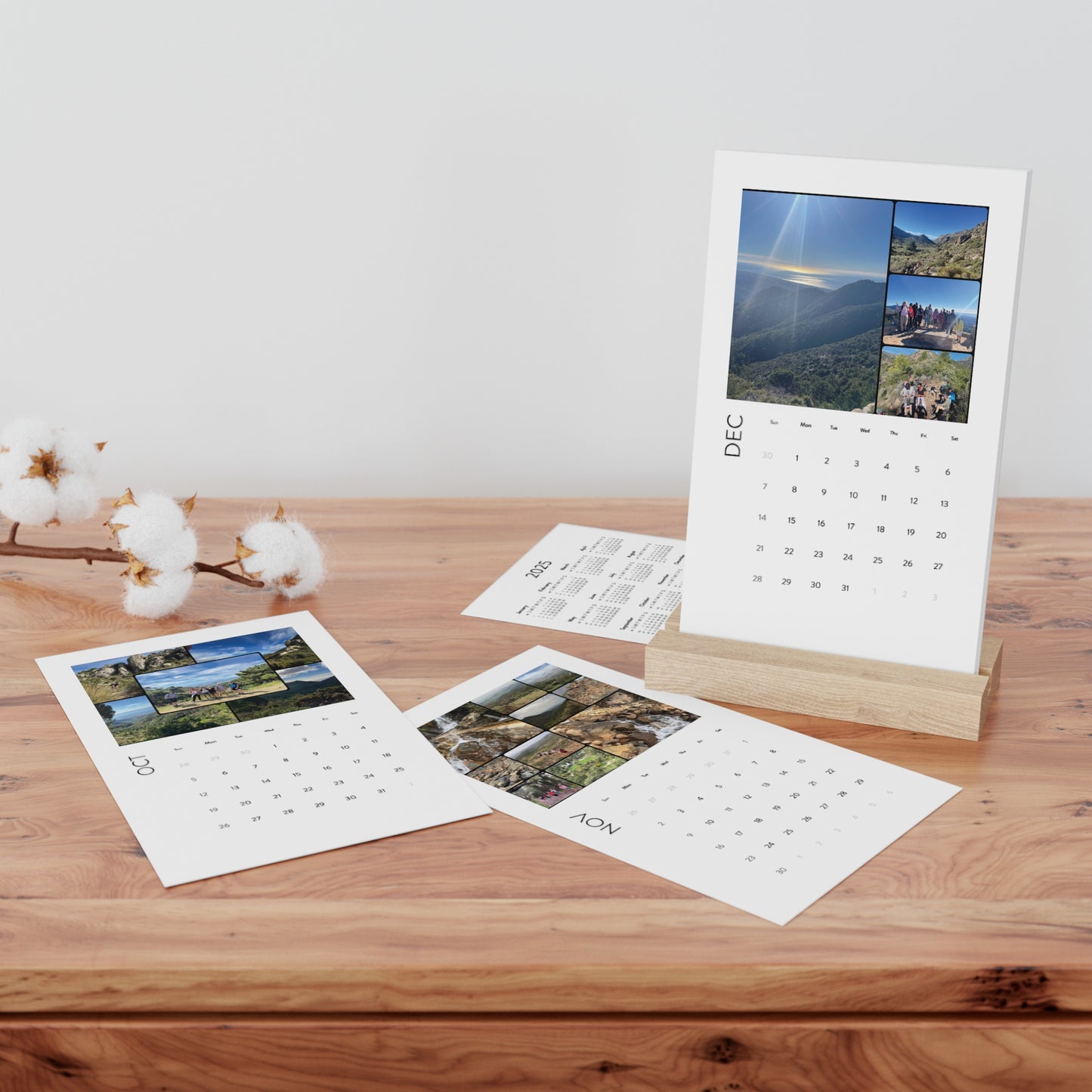 Marbella Hiking Club 2025 Vertical Desk Calendar