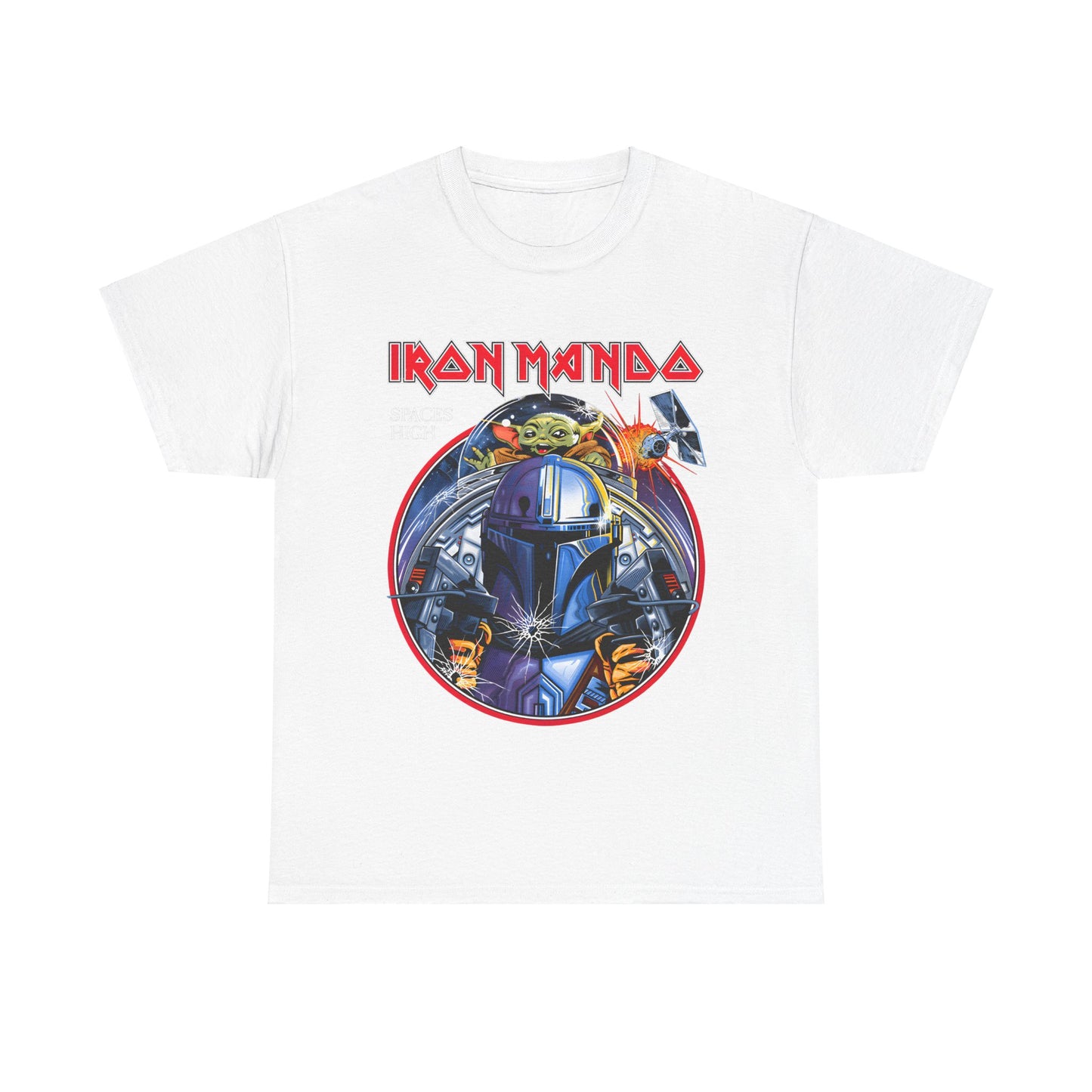 Iron Mando Star wars Graphic Unisex  Tee Shirt