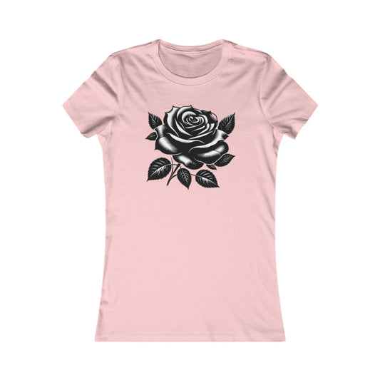 Rose Reverie Sexy Women's Graphic Cotton Funny T Shirt Tee.