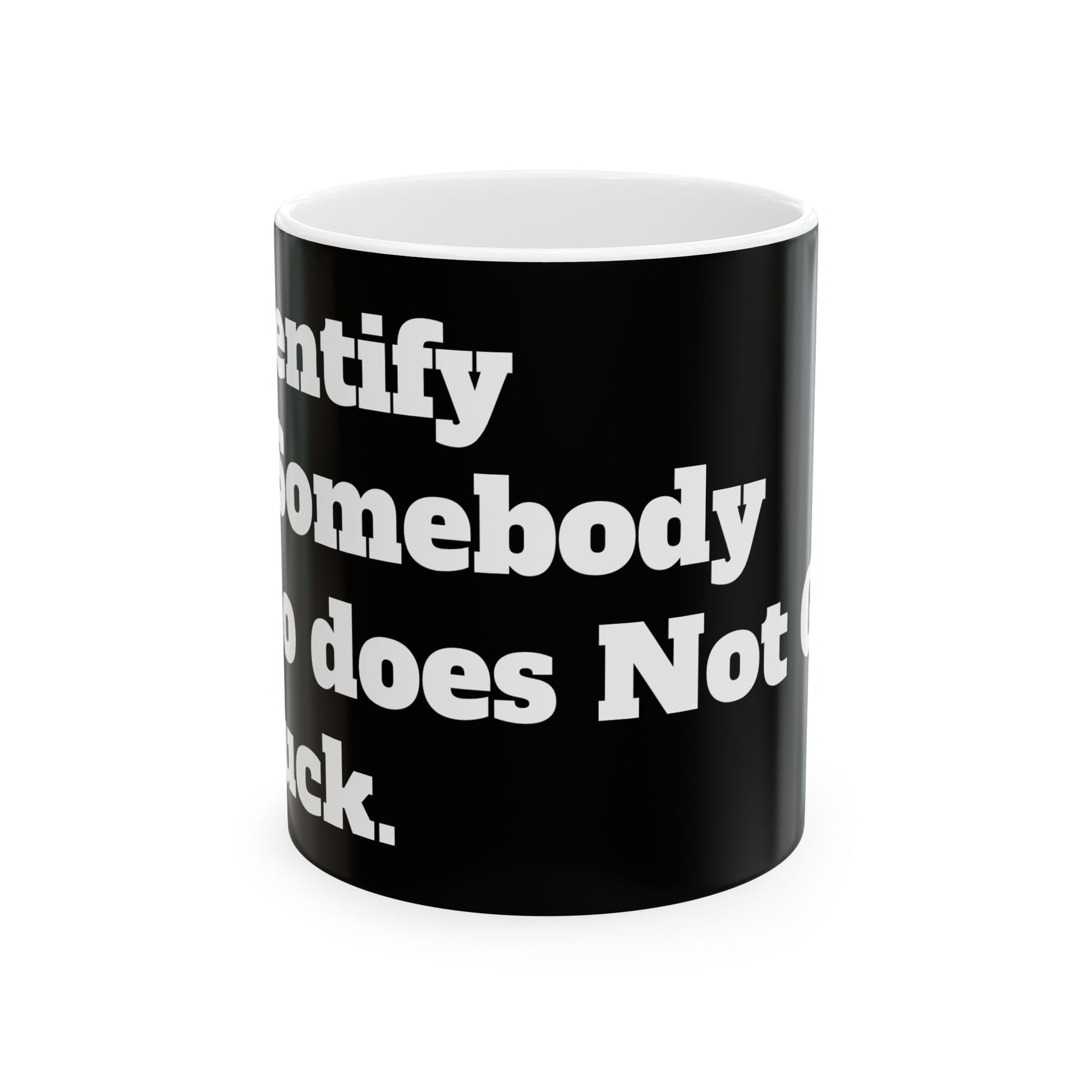 Inappropriate Slogan Ceramic Mug - a funny office mug with cheeky adult humor featuring the F-word, perfect for coffee and laughter.